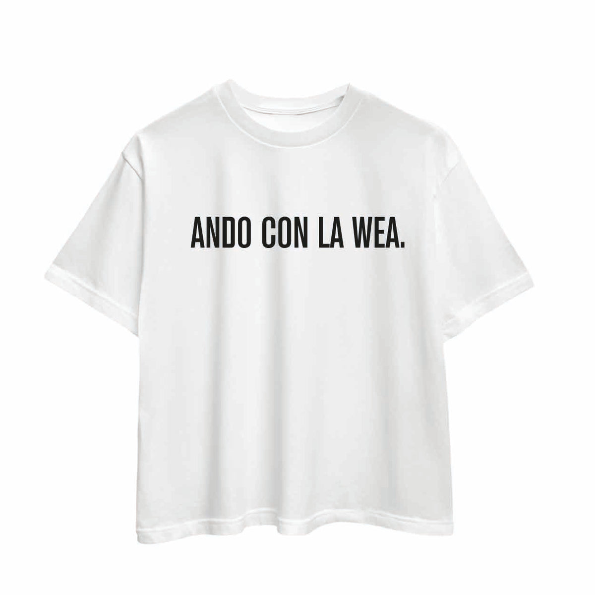 Polera “Ando con la Weá”