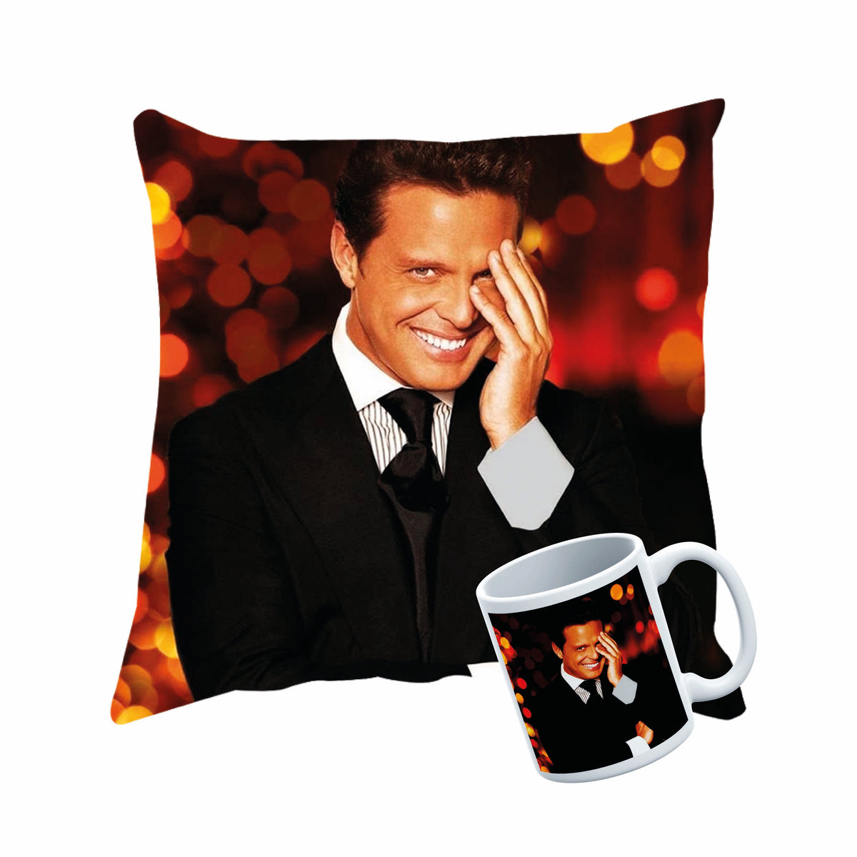 Pack Taza + Cojín de Luis Miguel