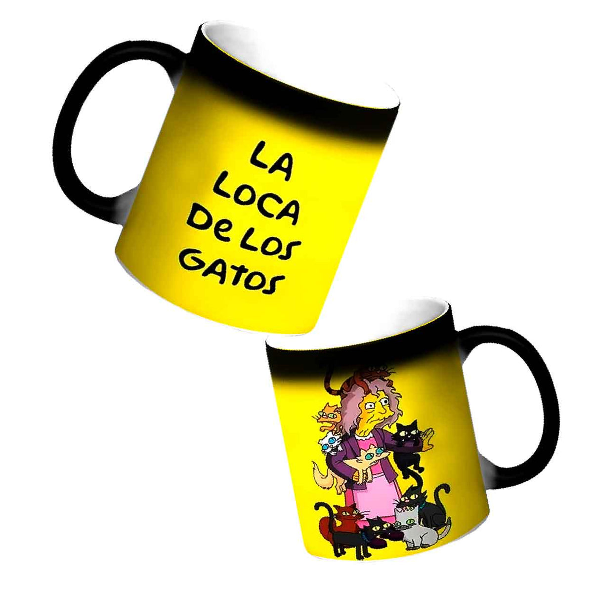 Taza Mágica “La Loca de los Gatos”