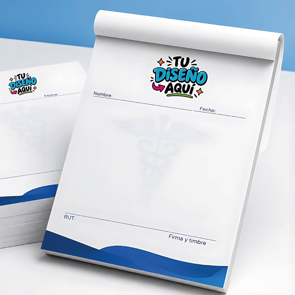 20 Unid Recetario 1/2 carta