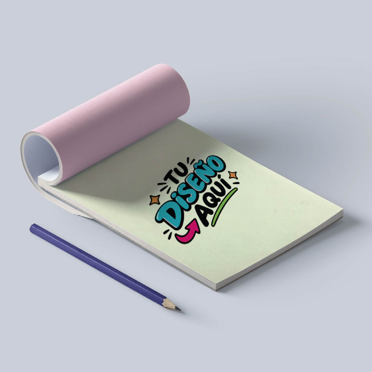 10 Unid Talonario Personalizado 1/2 Carta