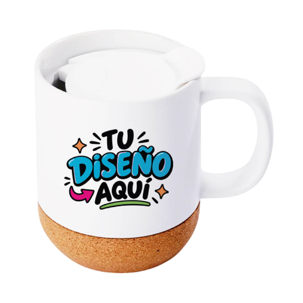 Pack 6 Tazas Corcho Personalizadas