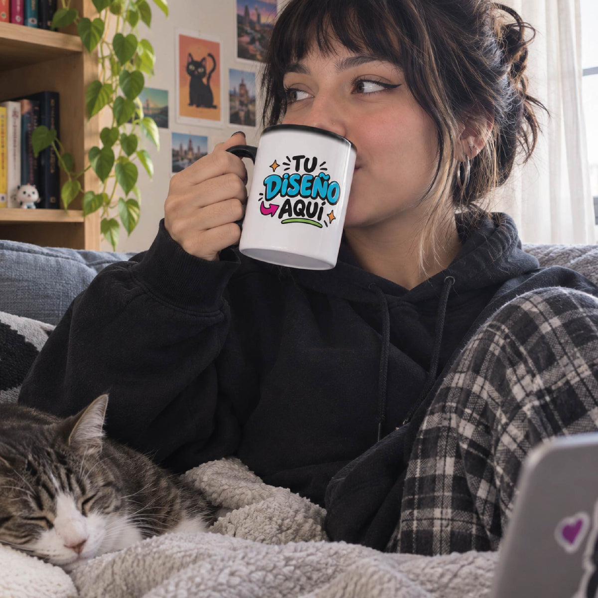 Taza Mágica Personalizada con Logo o Diseño
