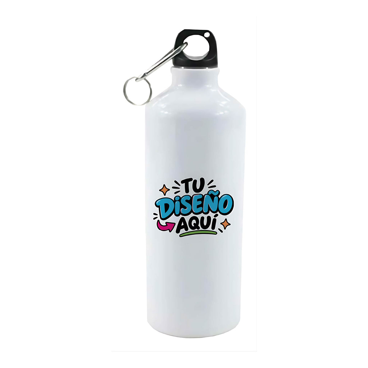 Botella Deportiva Personalizada con Gancho