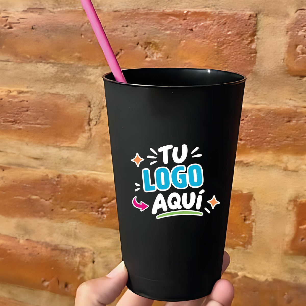 10 Unid Vaso Plástico Personalizado