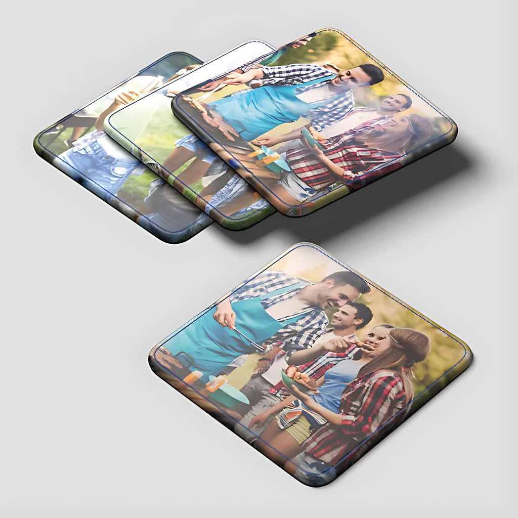 Set de 4 Posavasos Personalizados – ¡Con Tu Diseño!