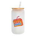 MasonJar Tapa Bambú y Bombilla Juguito Paciencia