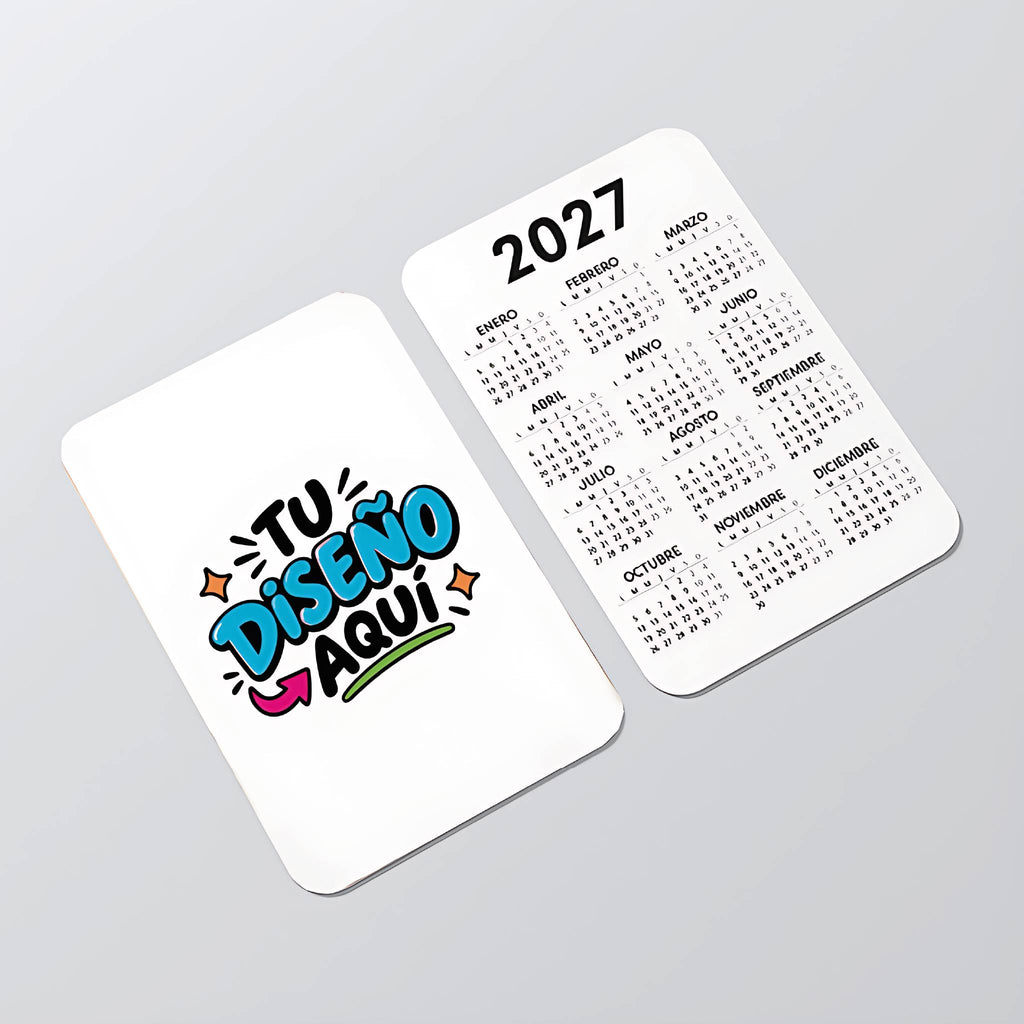 100 Unid Calendario de Bolsillo