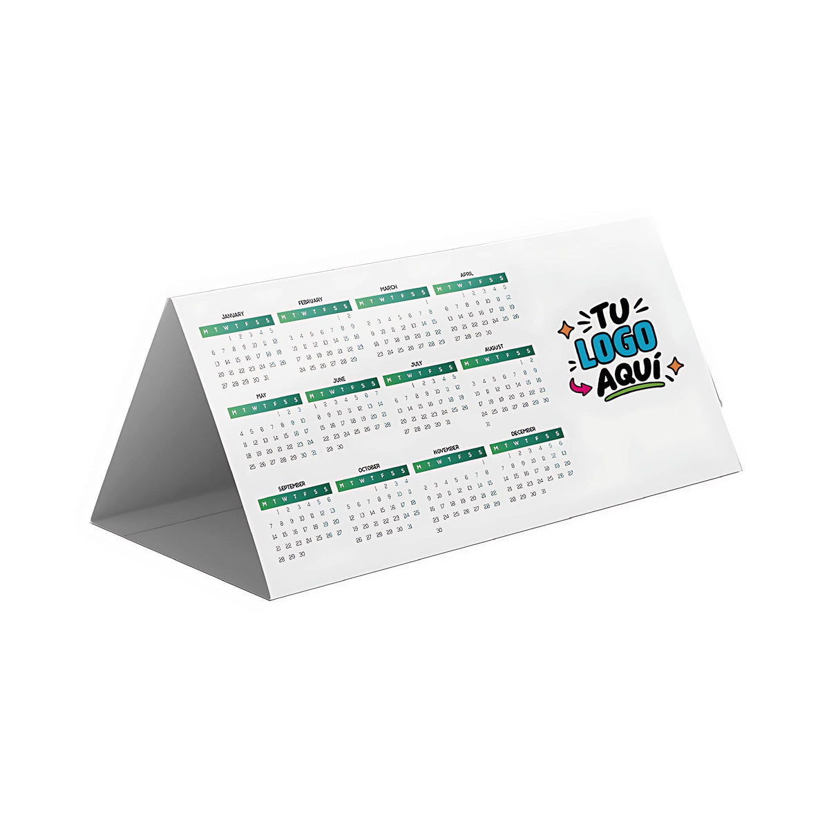 50 Unid Calendario Piramide