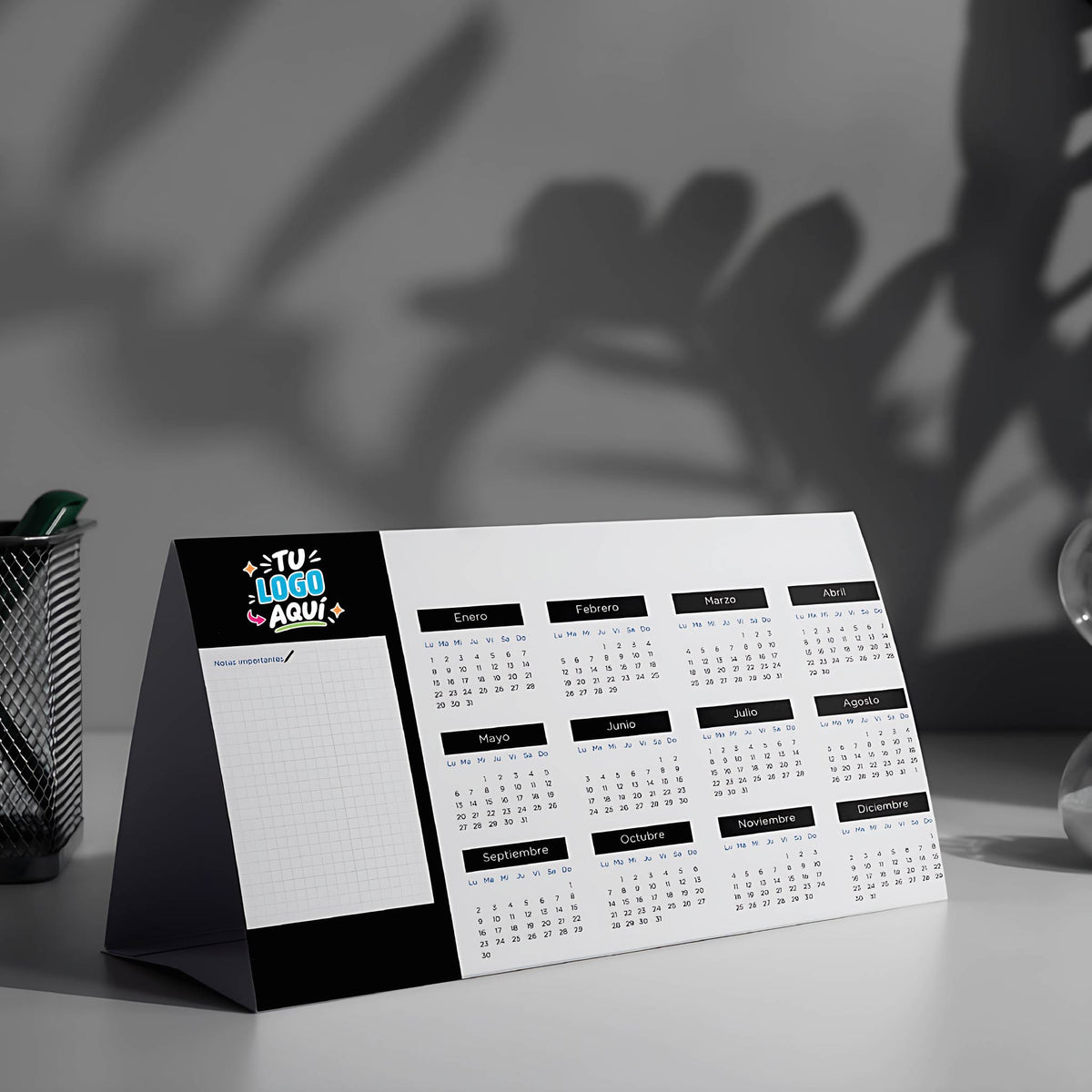 50 Unid Calendario Piramide