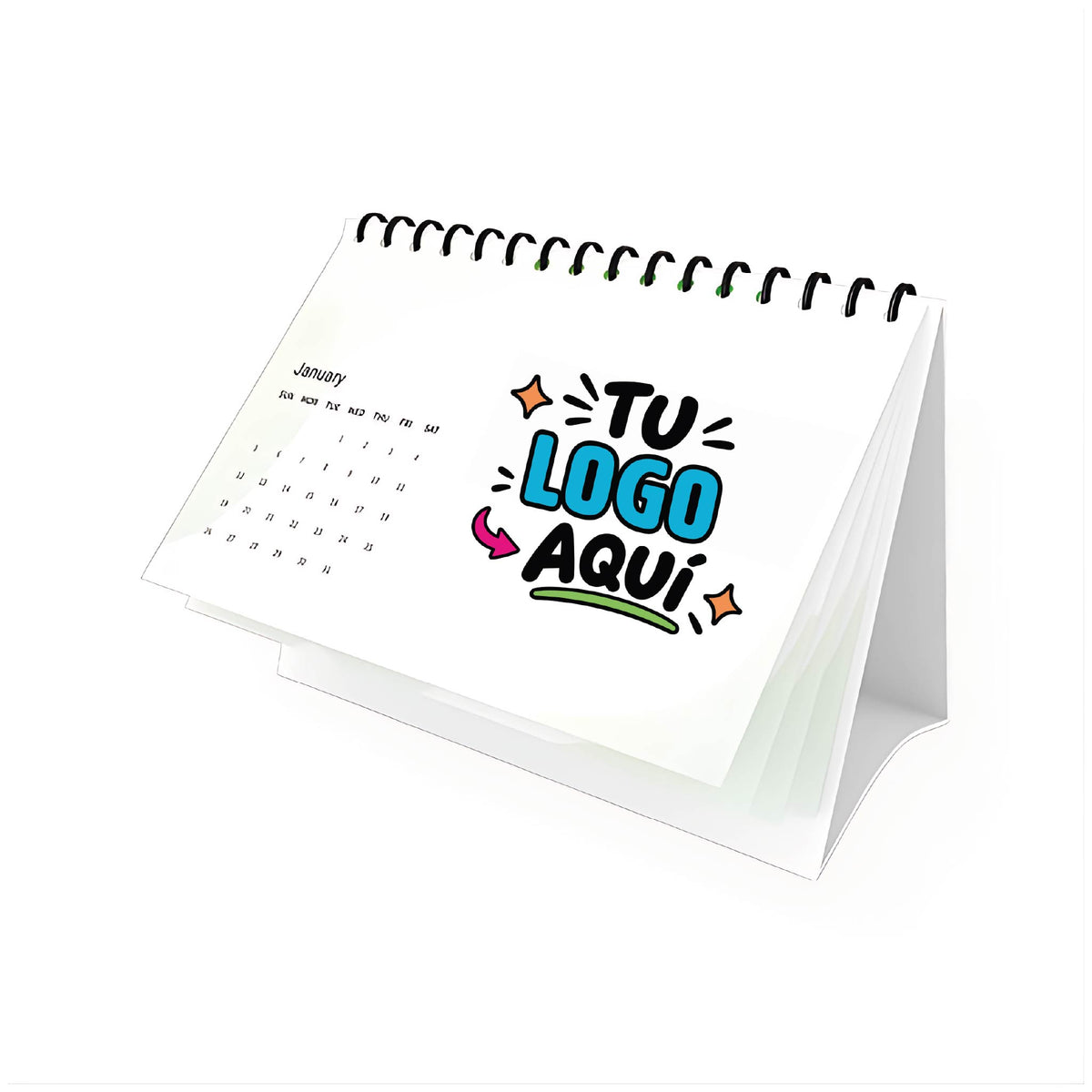10 Unid Calendario Escritorio