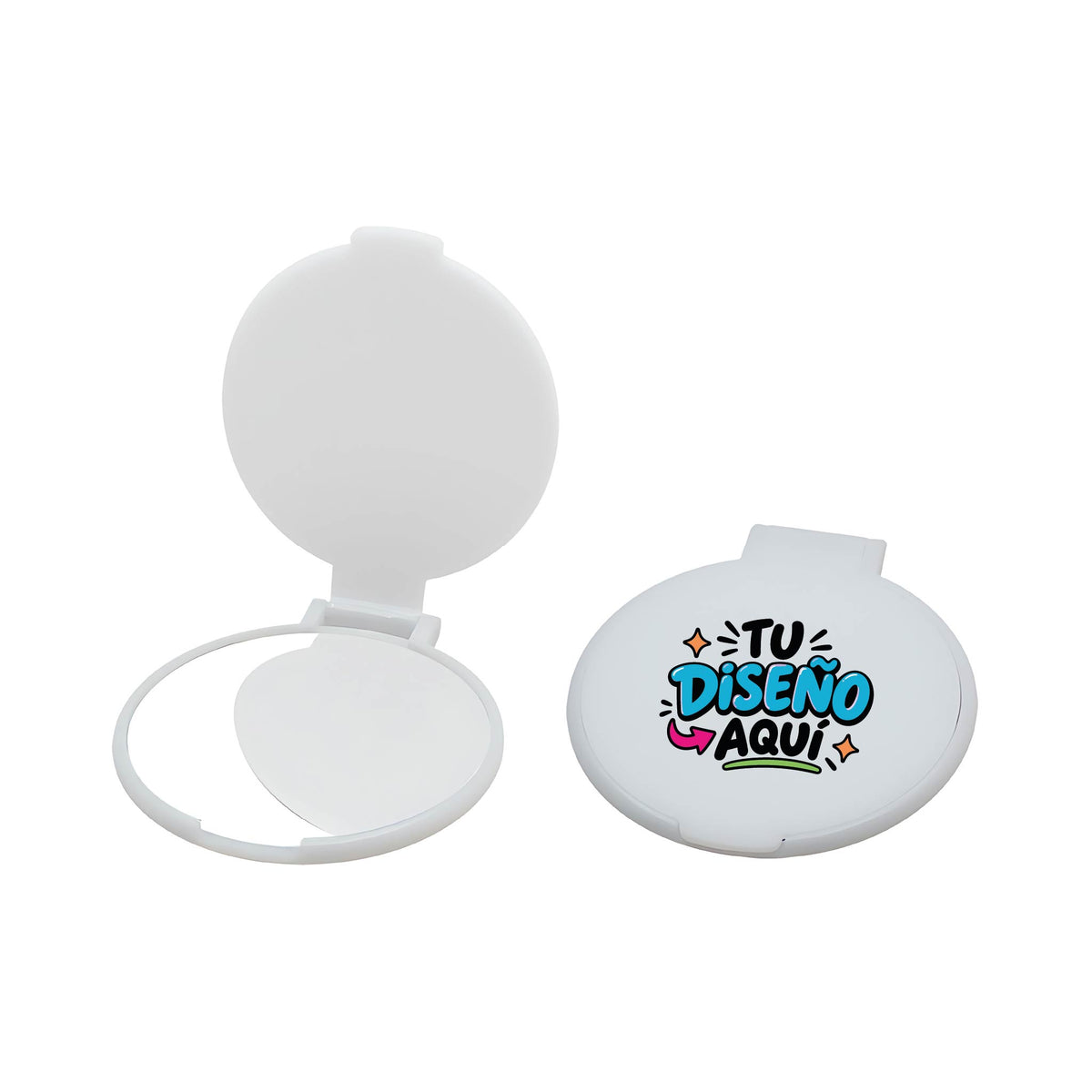 20 Unid Espejo de Bolsillo Personalizado con Logo
