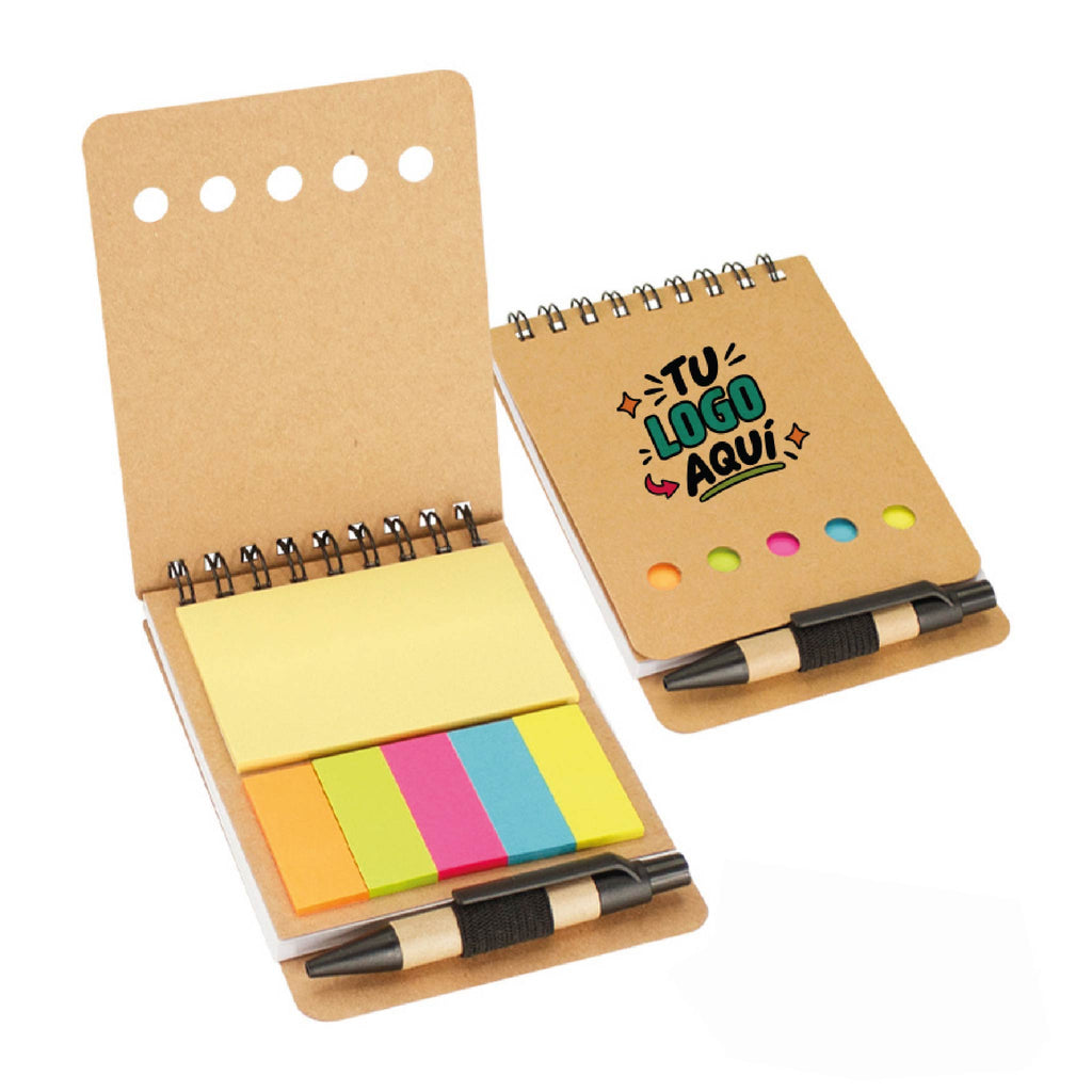 100 Unid Libreta Personalizada Notas y Lápiz