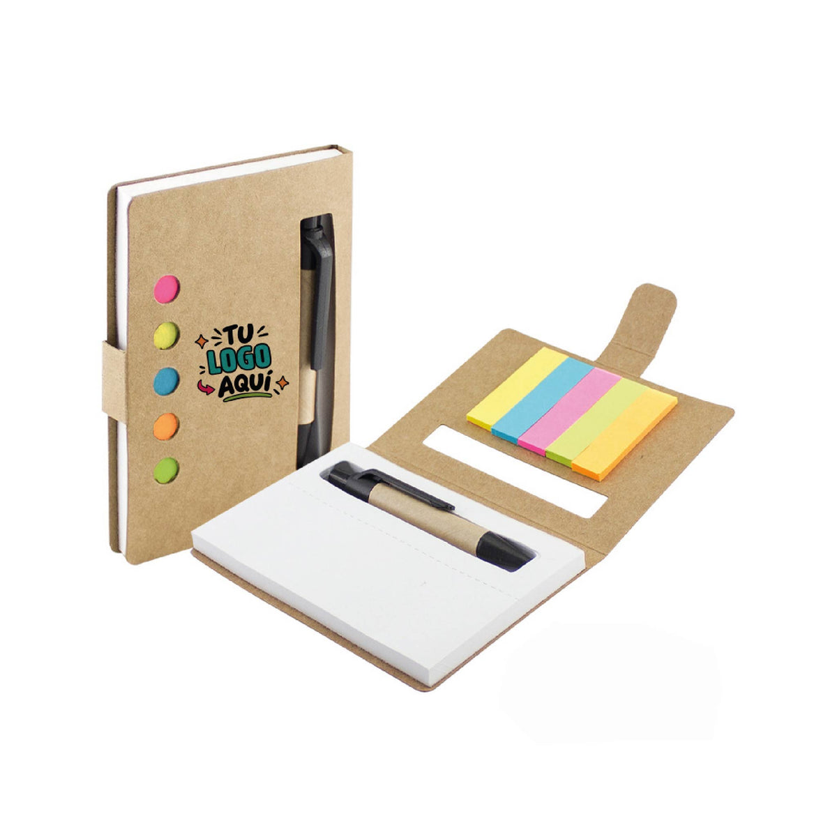100 Unid Libreta Personalizada con Notas y Lápiz