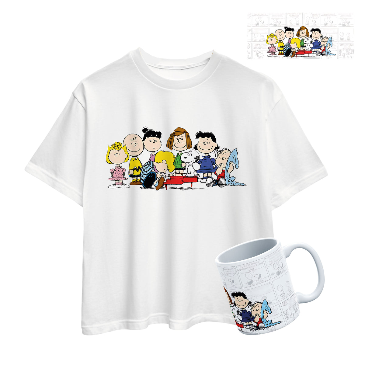 Pack Polera + Taza de Snoopy