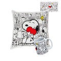 Pack Taza + Cojín de Snoopy