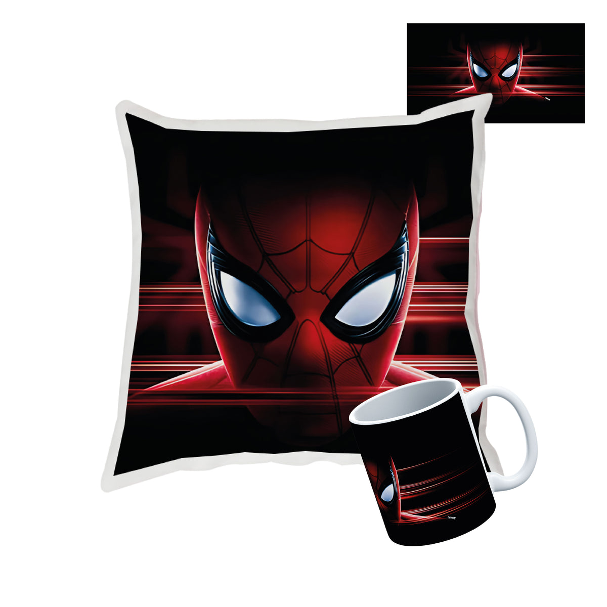 Pack Taza + Cojin de Spiderman