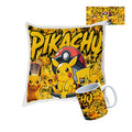 Pack Taza + Cojín de Pikachu