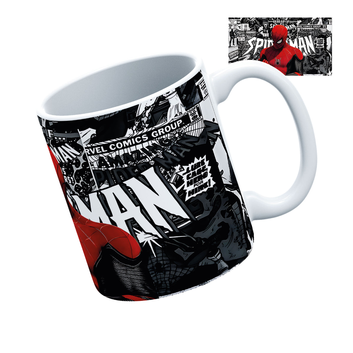 Taza Spider-man Cómics