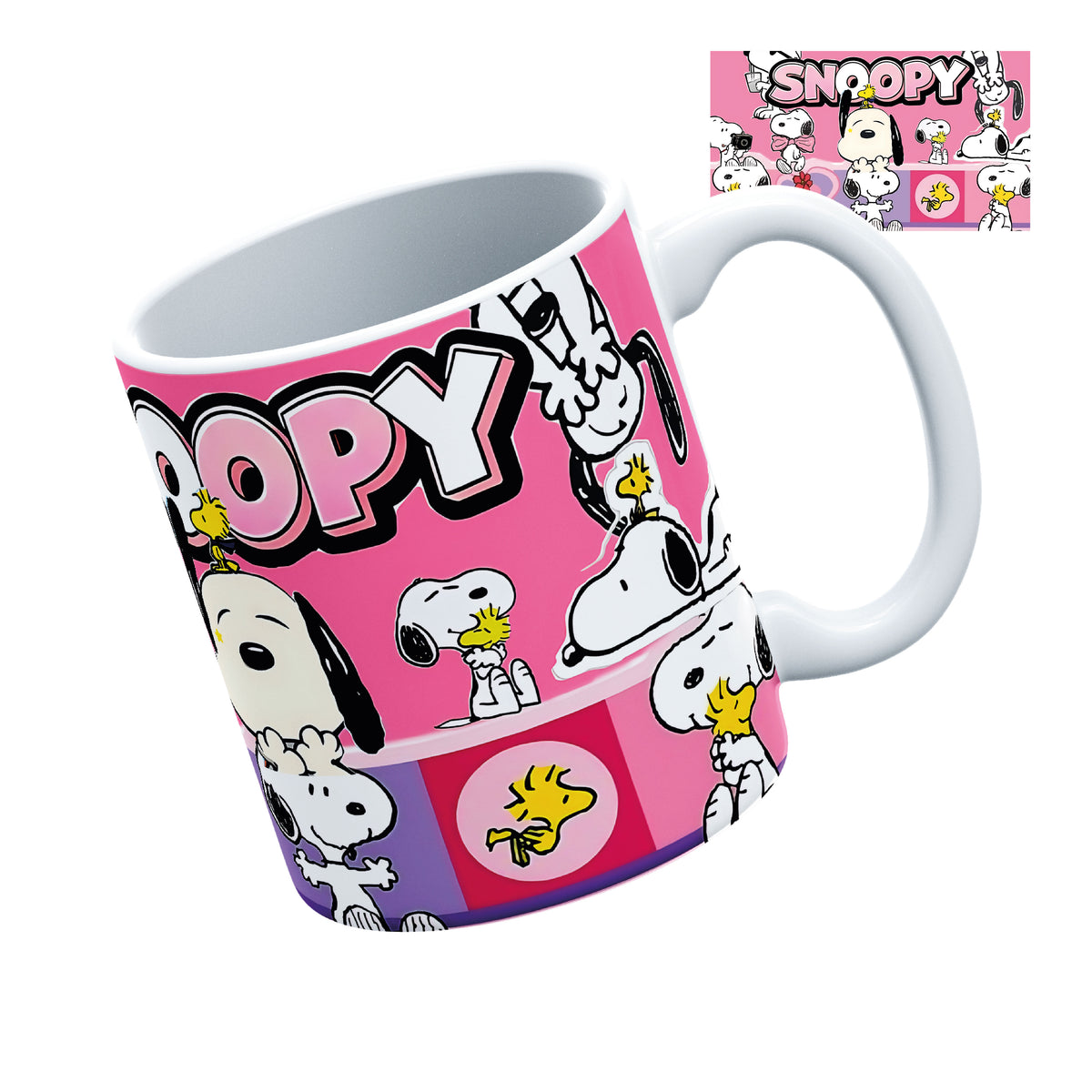 Taza Snoopy Rosa