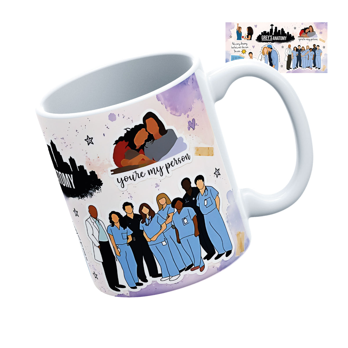 Taza Grey's Anatomy Serie