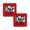Set de 2 Posavasos Duff – Diseño Los Simpson