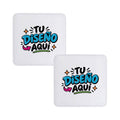 Set de 2 Posavasos Personalizados – ¡Con Tu Diseño!