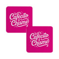 Set de 2 Posavasos Cafecito y Chisme