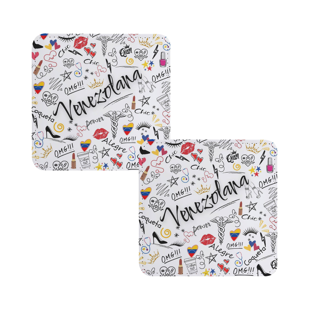 Set de 2 Posavasos Venezolana