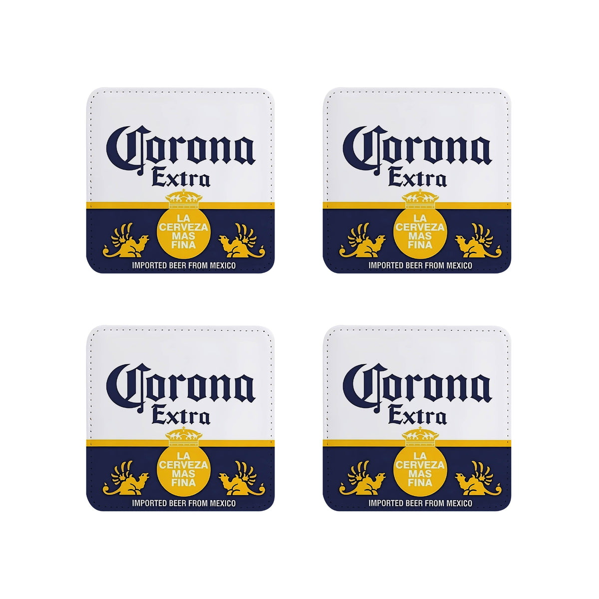 Set de 4 Posavasos Corona