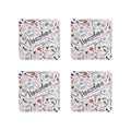 Set de 4 Posavasos Venezolana